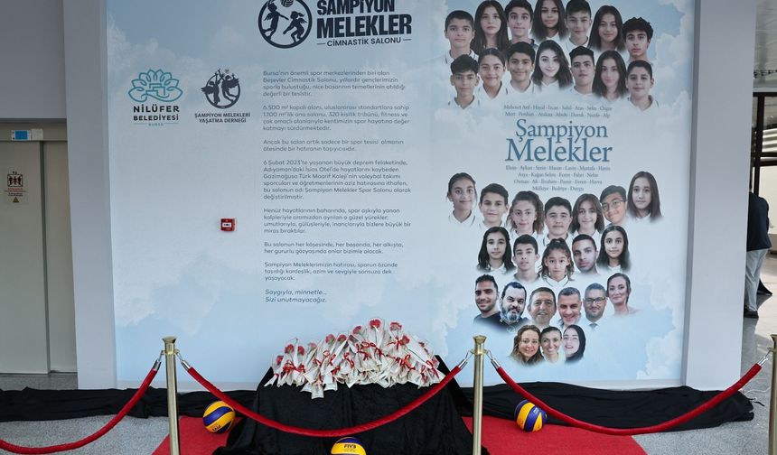 'Şampiyon Melekler'in adı Nilüfer'de yaşayacak