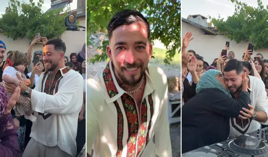Dünyaca ünlü Bursalı DJ Mahmut Orhan köyünde konser verdi
