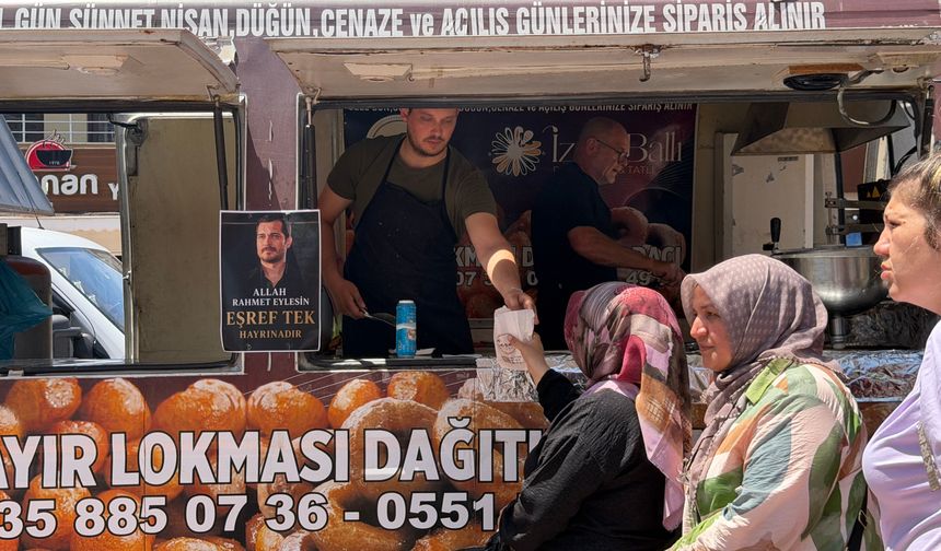 Dizide ölen karakter için lokma döktürdüler