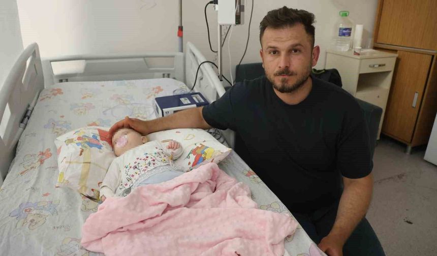Serum çıkarma işlemi esnasında bebeğin parmağı kesildi