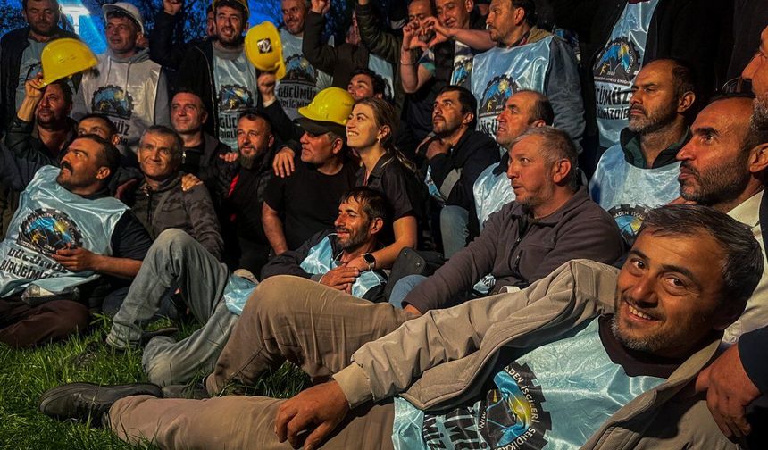 Madencilere verilen sözler tutulmadı!! Tekrar yürüyüşe geçtiler