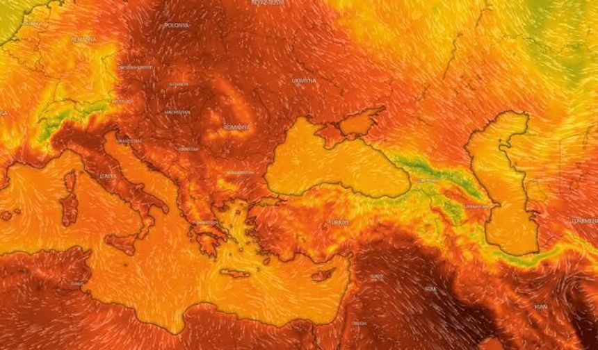 Avrupa'yı kavuran sıcaklar Türkiye'ye geldi