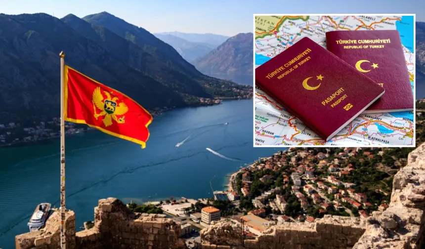 Karadağ, Türk vatandaşlarına 1 Kasım'dan itibaren vize uygulayacak