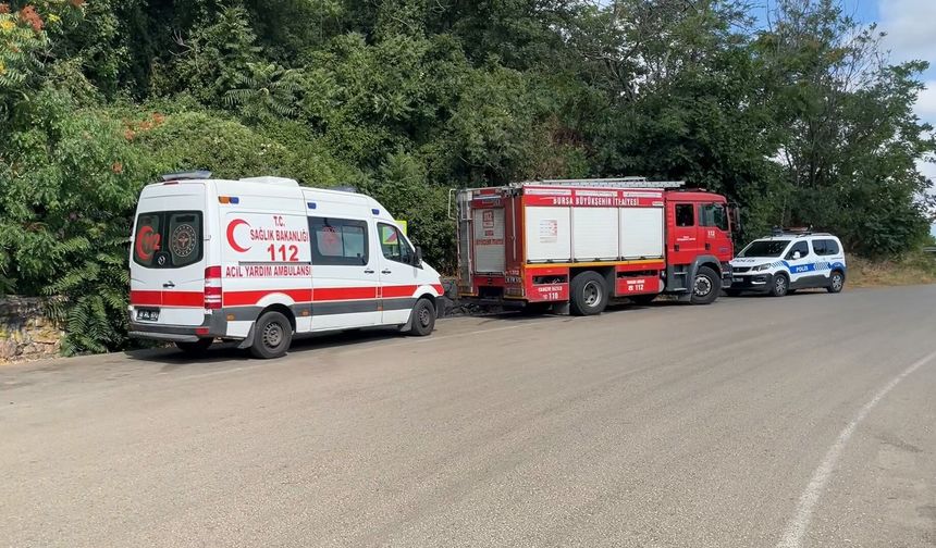 Bursa'da garip olay! 10 metreden düştü polislerden kaçtı