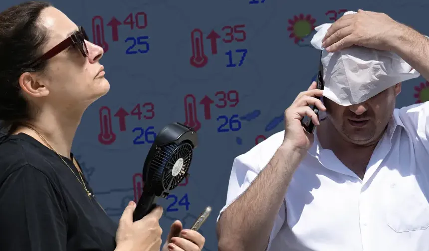 Serin hava bitiyor! Sıcaklık 44 dereceye çıkacak