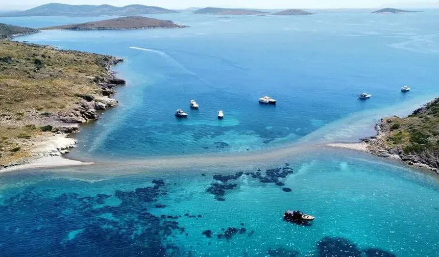 Ayvalık'ta yürüyerek geçilen adada can güvenliği yok