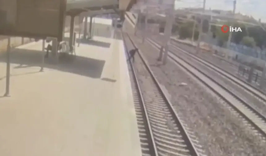Ankara'da tren raylarına atlayan doktor hayatını kaybetti