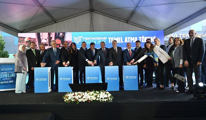 Bursa'da 210 milyon dolarlık Lojistik Park'ın temeli atıldı