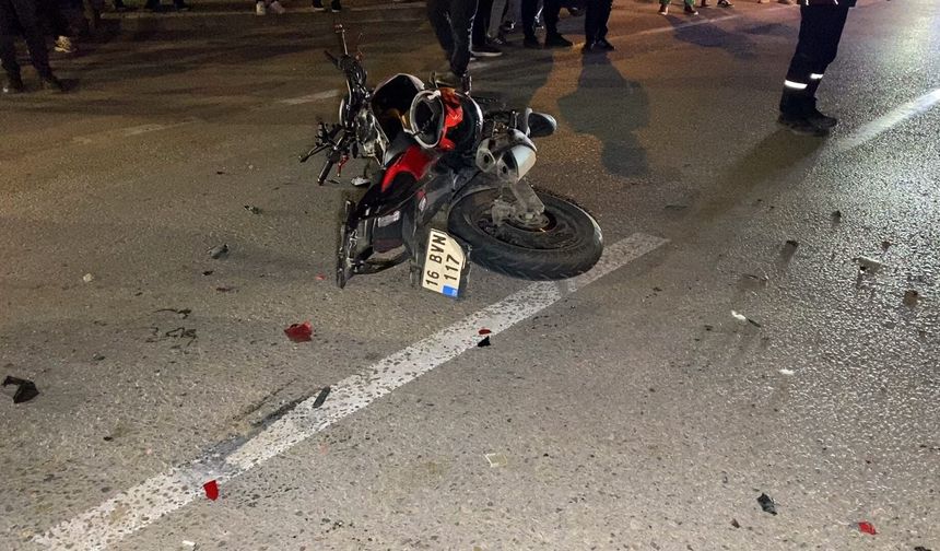 Bursa'da feci kaza : 1 ölü 1 ağır yaralı