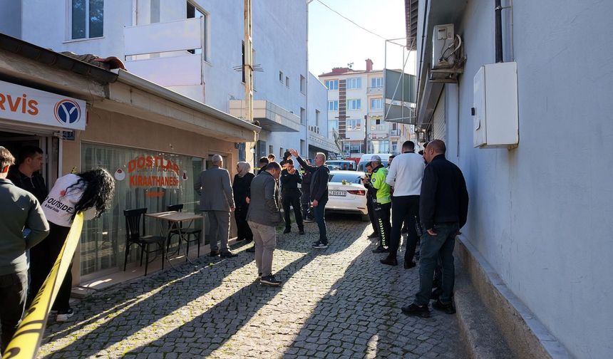 Kıraathaneye tüfekli saldırı: 1 ölü, 1 yaralı