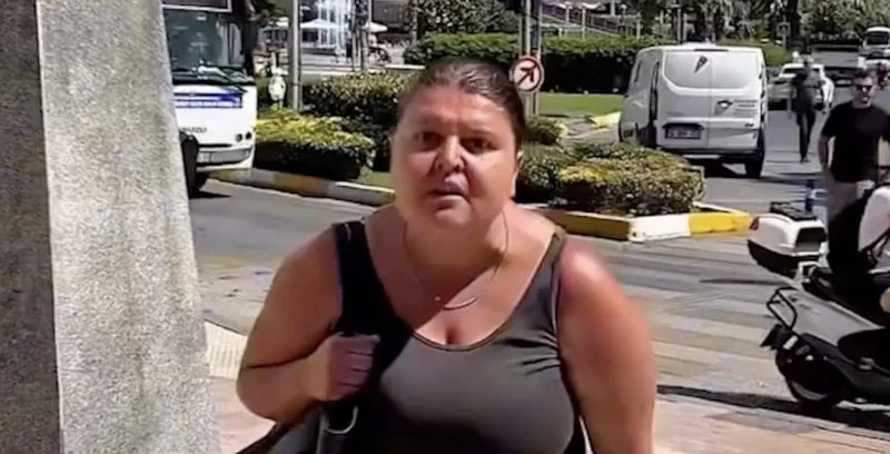 Polis ekiplerine zorluk çıkaran kadın olay oldu