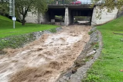 Bursa'da akan dereler coştu